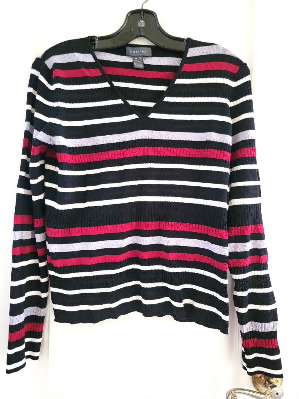 MANTLES STRIPE SWEATER